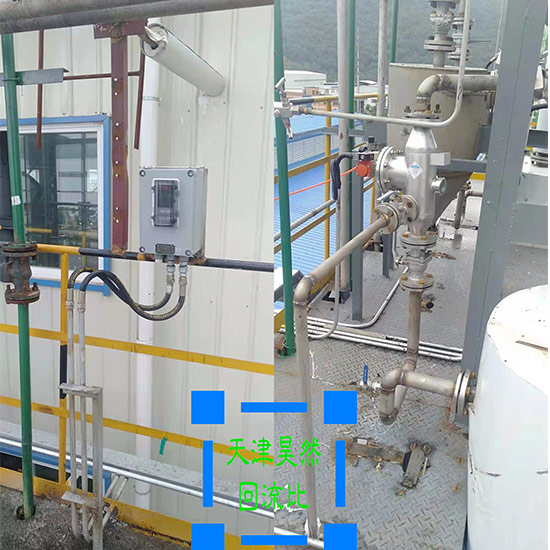 03氣動回流比控制器安裝現(xiàn)場